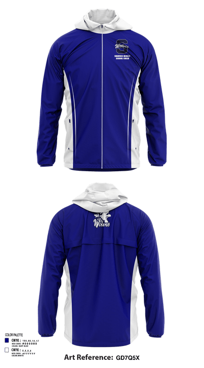 Shawnee Middle School Cheer 74518757 Windbreaker - 130