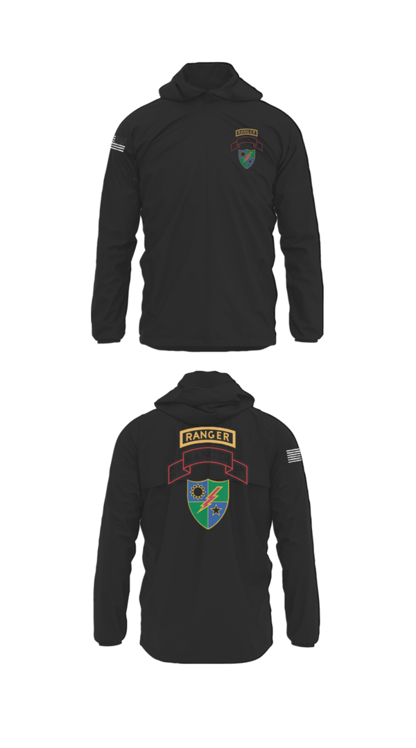 Windbreaker, 2nd Battalion 75th Ranger Regiment, , Teamtime, Team time, sublimation, custom sports apparel, team uniforms, spirit wear, spiritwear, sports uniforms, custom shirts, team store, custom team store, fundraiser sports, apparel fundraiser