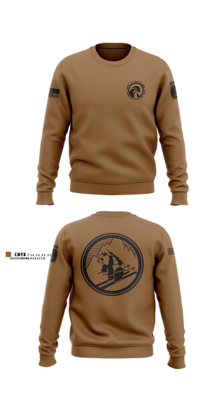 Crew Neck Sweatshirt, Diesel, 3-71CAV, Army, Teamtime, Team time, sublimation, custom sports apparel, team uniforms, spirit wear, spiritwear, sports uniforms, custom shirts, team store, custom team store, fundraiser sports, apparel fundraiser
