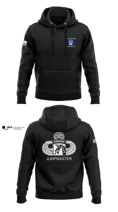 Hoodie, 112th Signal Jumpmaster, Army, Teamtime, Team time, sublimation, custom sports apparel, team uniforms, spirit wear, spiritwear, sports uniforms, custom shirts, team store, custom team store, fundraiser sports, apparel fundraiser