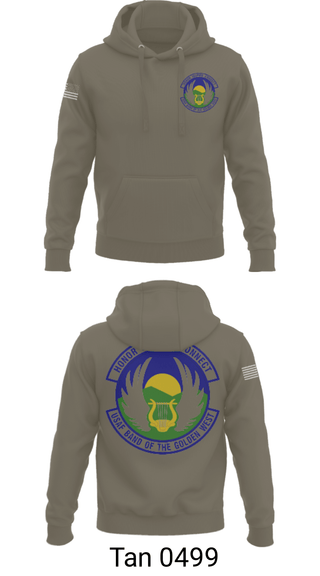 Hoodie, USAF Band of the Golden West, , Teamtime, Team time, sublimation, custom sports apparel, team uniforms, spirit wear, spiritwear, sports uniforms, custom shirts, team store, custom team store, fundraiser sports, apparel fundraiser
