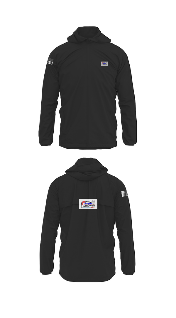 Windbreaker, Jacquez Drywall llc, , Teamtime, Team time, sublimation, custom sports apparel, team uniforms, spirit wear, spiritwear, sports uniforms, custom shirts, team store, custom team store, fundraiser sports, apparel fundraiser