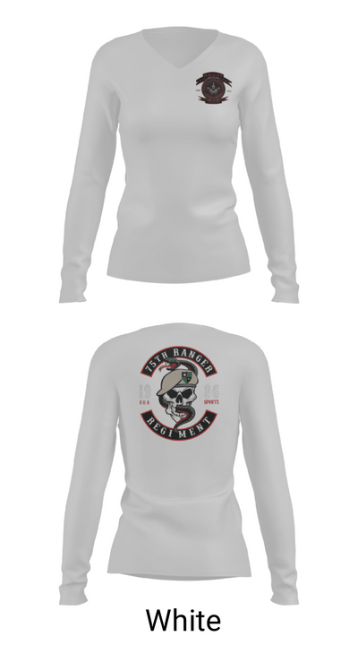 Green Beret 87463289 Women's Long Sleeve V-neck Shirt - 16