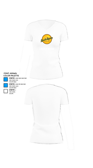 Womens Short Sleeve Vneck Shirt, Lincoln square, , Teamtime, Team time, sublimation, custom sports apparel, team uniforms, spirit wear, spiritwear, sports uniforms, custom shirts, team store, custom team store, fundraiser sports, apparel fundraiser