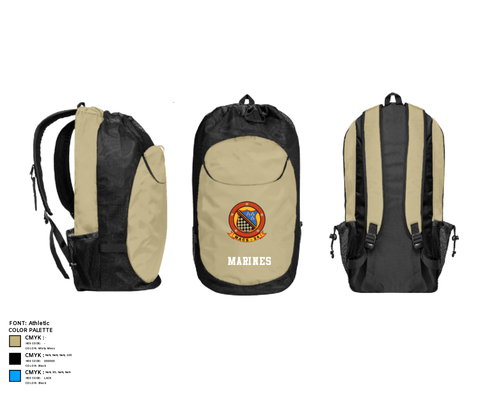 Gear Bag, MACS 24 ATC Detachment A, Marines, Teamtime, Team time, sublimation, custom sports apparel, team uniforms, spirit wear, spiritwear, sports uniforms, custom shirts, team store, custom team store, fundraiser sports, apparel fundraiser