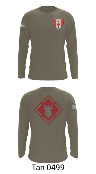 Long Sleeve Performance Shirt, 46th Engineer Battalion, Army, Teamtime, Team time, sublimation, custom sports apparel, team uniforms, spirit wear, spiritwear, sports uniforms, custom shirts, team store, custom team store, fundraiser sports, apparel fundraiser