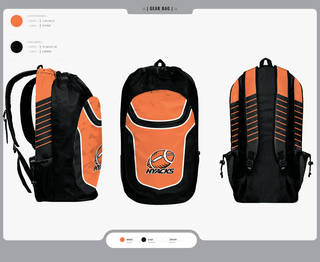 Gear Bag, Hyacks Football, Football, Teamtime, Team time, sublimation, custom sports apparel, team uniforms, spirit wear, spiritwear, sports uniforms, custom shirts, team store, custom team store, fundraiser sports, apparel fundraiser