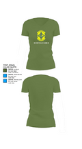 49 COMPTROLLER SQUADRON 45789639 Women's Short Sleeve V-neck Shirt - 44