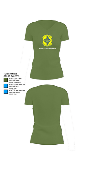 Women's Short Sleeve Vneck Shirt, 49 COMPTROLLER SQUADRON, , Teamtime, Team time, sublimation, custom sports apparel, team uniforms, spirit wear, spiritwear, sports uniforms, custom shirts, team store, custom team store, fundraiser sports, apparel fundraiser