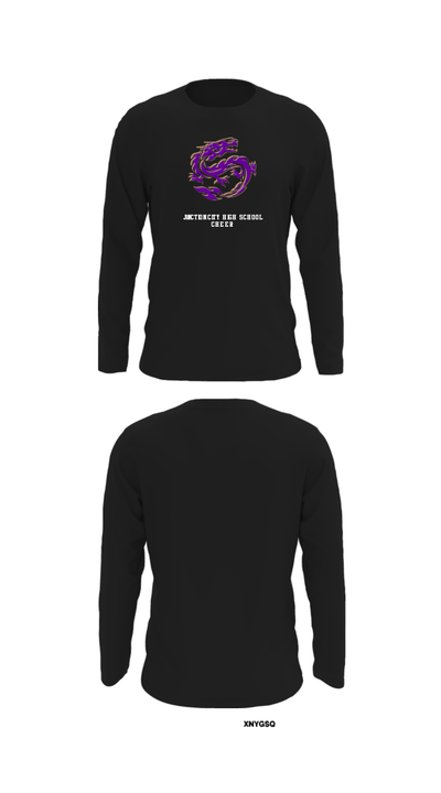 Junction City High School Cheer 88284888 Long Sleeve Performance Shirt - 27