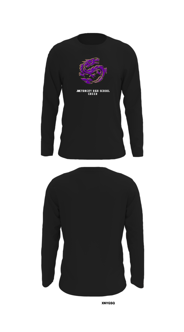 Long Sleeve Performance Shirt, Junction City High School Cheer, Cheer, Teamtime, Team time, sublimation, custom sports apparel, team uniforms, spirit wear, spiritwear, sports uniforms, custom shirts, team store, custom team store, fundraiser sports, apparel fundraiser