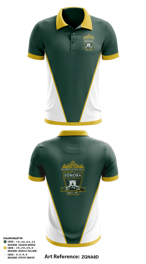 Short Sleeve Performance Polo, Sonora High School Golf, Golf, Teamtime, Team time, sublimation, custom sports apparel, team uniforms, spirit wear, spiritwear, sports uniforms, custom shirts, team store, custom team store, fundraiser sports, apparel fundraiser