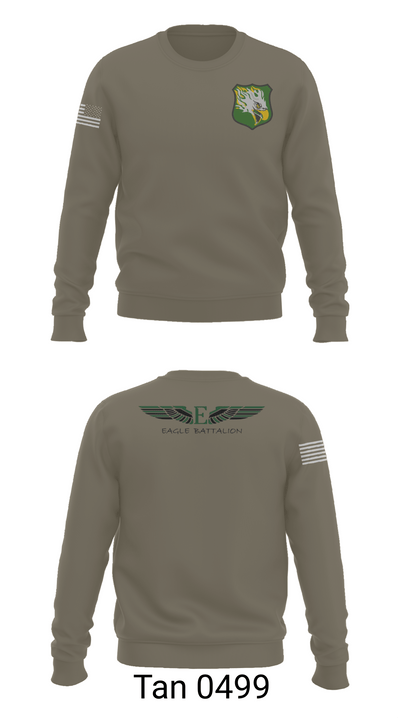 EASTERN MICHIGAN UNIVERSITY ROTC 943753 Crew Neck Sweatshirt - 65