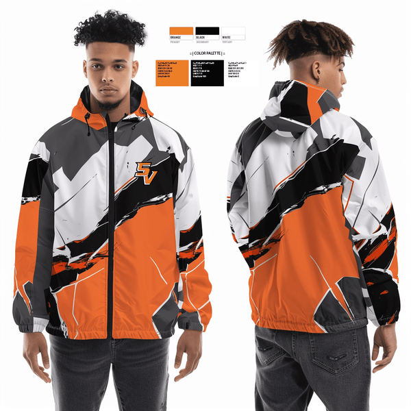 Windbreaker, South View High School Volleyball, Men's Volleyball, Teamtime, Team time, sublimation, custom sports apparel, team uniforms, spirit wear, spiritwear, sports uniforms, custom shirts, team store, custom team store, fundraiser sports, apparel fundraiser