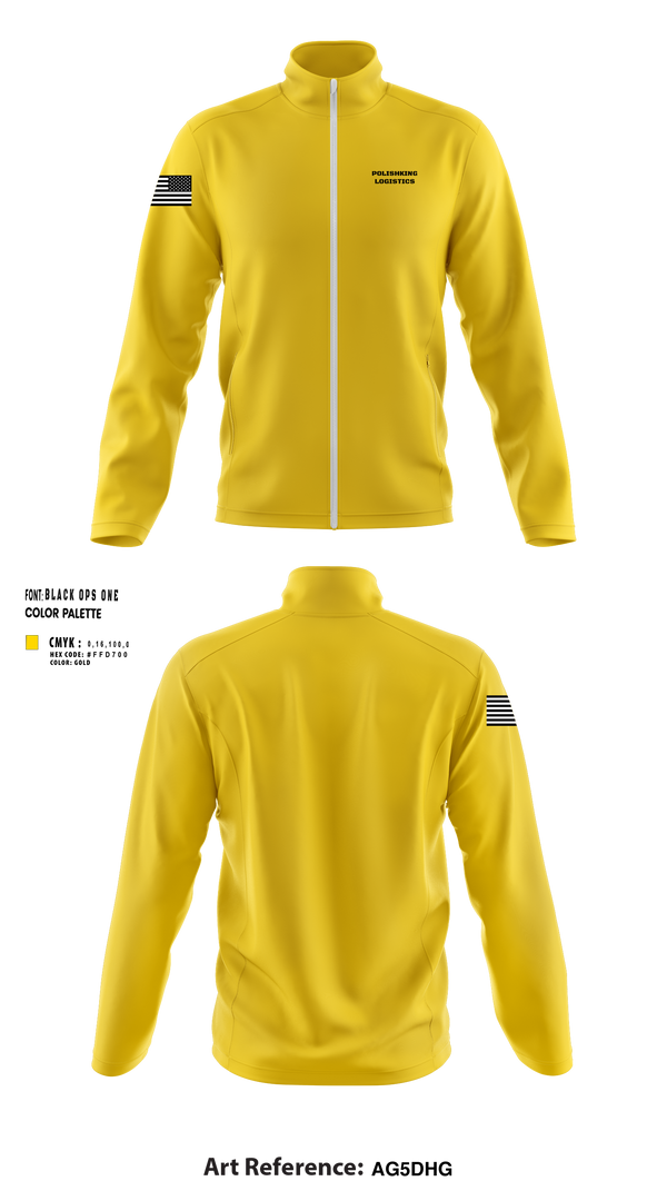 Fleece Jacket, Polishkinglogistics, , Teamtime, Team time, sublimation, custom sports apparel, team uniforms, spirit wear, spiritwear, sports uniforms, custom shirts, team store, custom team store, fundraiser sports, apparel fundraiser