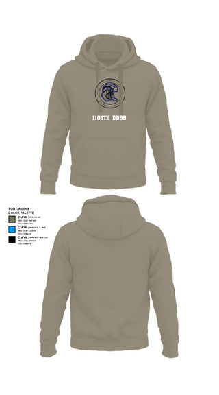 Hoodie, 1184th DDSB, Army, Teamtime, Team time, sublimation, custom sports apparel, team uniforms, spirit wear, spiritwear, sports uniforms, custom shirts, team store, custom team store, fundraiser sports, apparel fundraiser