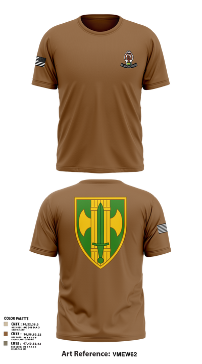 615th MP CO 40178490 Short Sleeve Performance Shirt - 42
