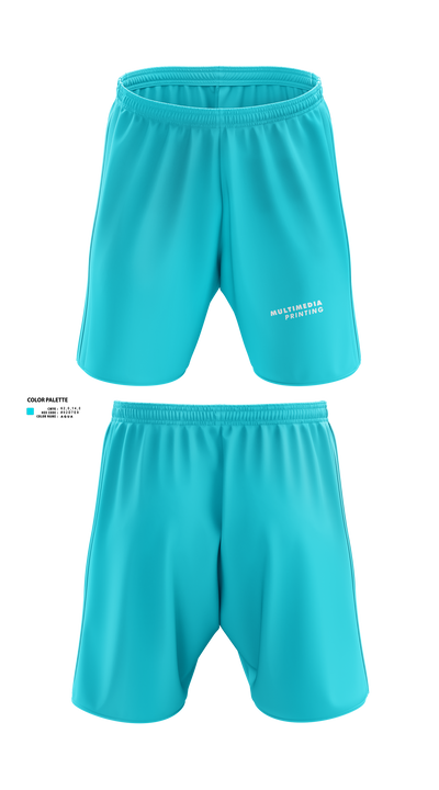 Multimediaprinting 2891725 Athletic Shorts With Pockets - 3