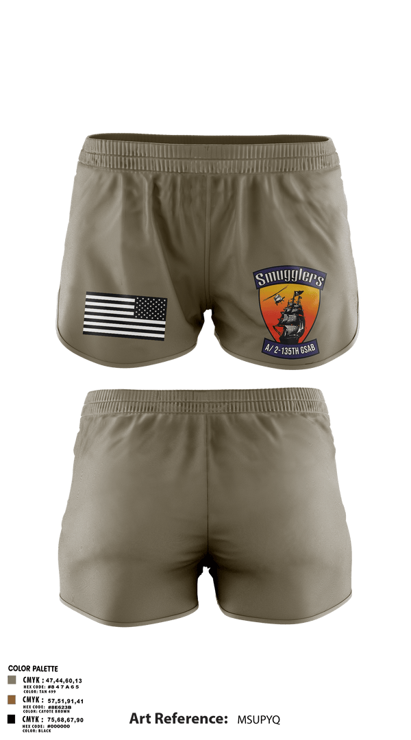 Ranger Panties, A/2135th GSAB “SMUGGLERS”, Army, Teamtime, Team time, sublimation, custom sports apparel, team uniforms, spirit wear, spiritwear, sports uniforms, custom shirts, team store, custom team store, fundraiser sports, apparel fundraiser