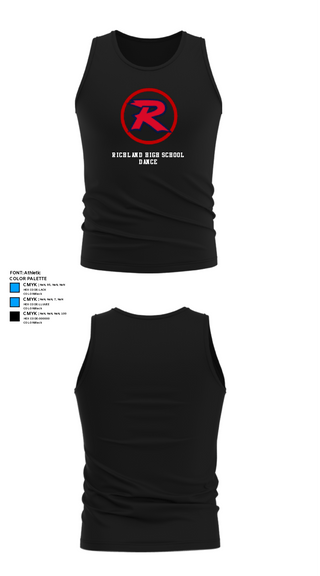 Tank Top, Richland High School Dance, Spirit Store, Teamtime, Team time, sublimation, custom sports apparel, team uniforms, spirit wear, spiritwear, sports uniforms, custom shirts, team store, custom team store, fundraiser sports, apparel fundraiser