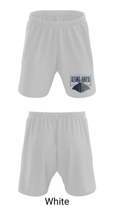 Coastal Academy High School Cheer 84548138 Athletic Shorts With Pockets - 1