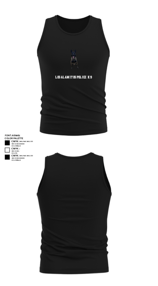 Tank Top, Los Alamitos Police K9, Police, Teamtime, Team time, sublimation, custom sports apparel, team uniforms, spirit wear, spiritwear, sports uniforms, custom shirts, team store, custom team store, fundraiser sports, apparel fundraiser
