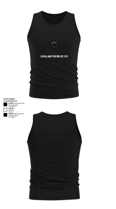 Los Alamitos Police K9 92789810 Tank Top - 37