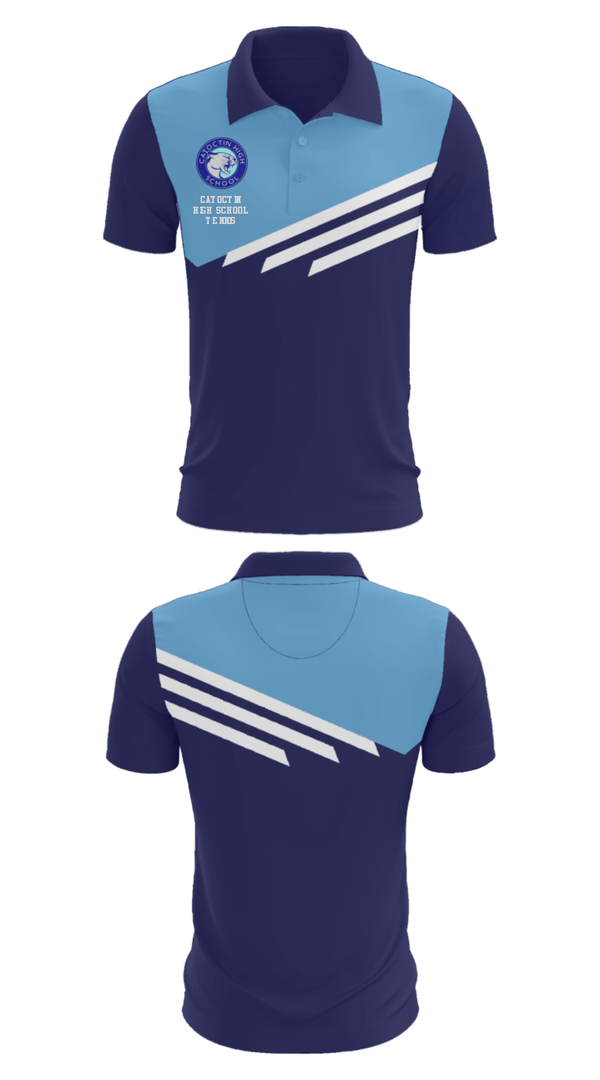 Short Sleeve Performance Polo, Catoctin High School Tennis, Tennis, Teamtime, Team time, sublimation, custom sports apparel, team uniforms, spirit wear, spiritwear, sports uniforms, custom shirts, team store, custom team store, fundraiser sports, apparel fundraiser