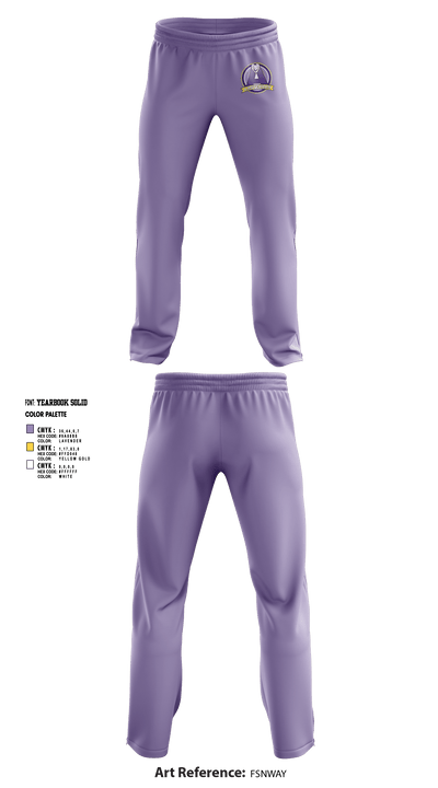 Amsterdam High School Volleyball 89487268 Sweatpants - 1