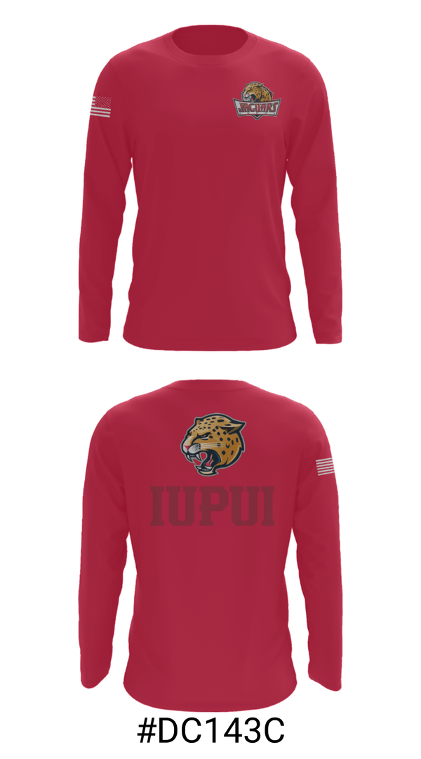 Long Sleeve Performance Shirt, University-Purdue University Track, Track & Field, Teamtime, Team time, sublimation, custom sports apparel, team uniforms, spirit wear, spiritwear, sports uniforms, custom shirts, team store, custom team store, fundraiser sports, apparel fundraiser