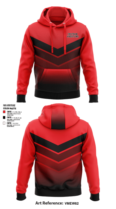 Chatham High School Wrestling 47764242 Hoodie - 1