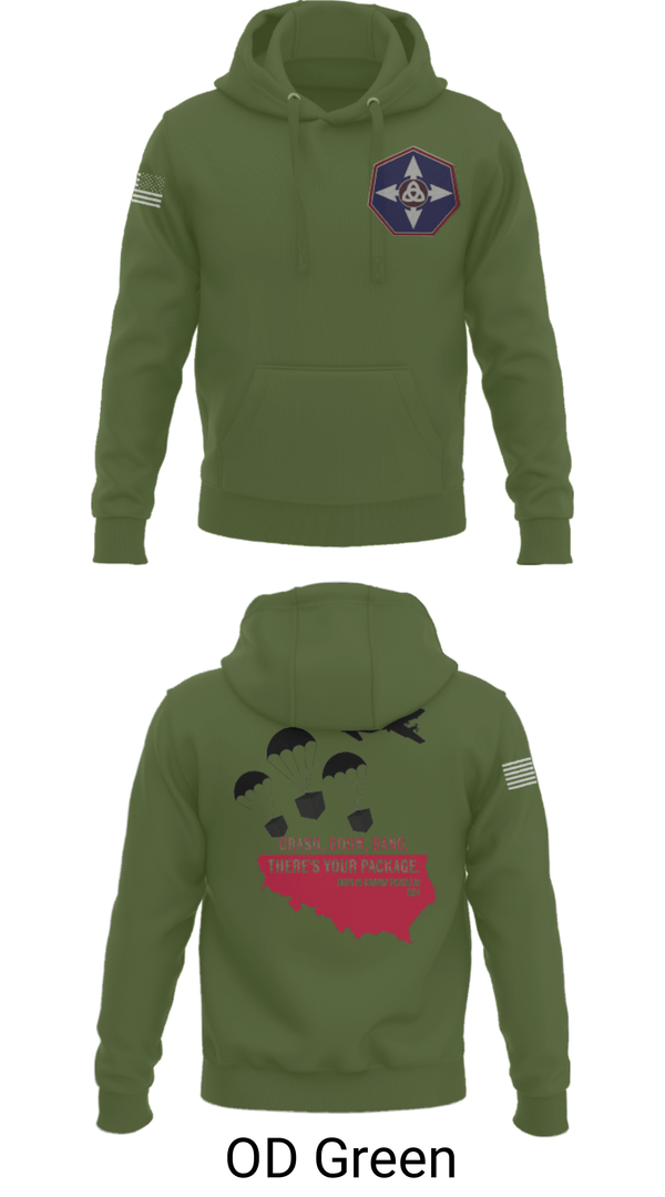 Hoodie, 909th HR Company, Army, Teamtime, Team time, sublimation, custom sports apparel, team uniforms, spirit wear, spiritwear, sports uniforms, custom shirts, team store, custom team store, fundraiser sports, apparel fundraiser