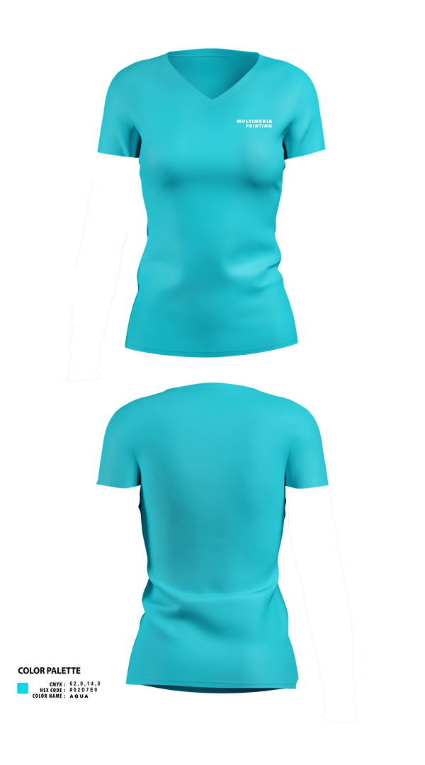 Womens Short Sleeve Vneck Shirt, Multimediaprinting, , Teamtime, Team time, sublimation, custom sports apparel, team uniforms, spirit wear, spiritwear, sports uniforms, custom shirts, team store, custom team store, fundraiser sports, apparel fundraiser