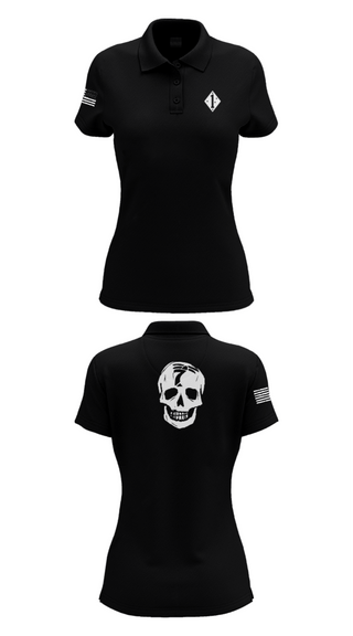 Womens Short Sleeve Performance Polo, 3/7 Kilo 3rd, Marines, Teamtime, Team time, sublimation, custom sports apparel, team uniforms, spirit wear, spiritwear, sports uniforms, custom shirts, team store, custom team store, fundraiser sports, apparel fundraiser
