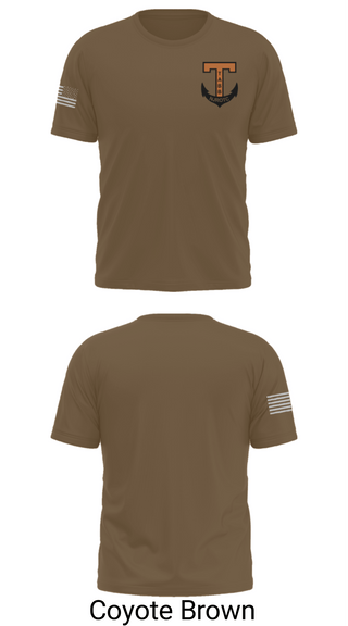 Old School Cotton Feel Shirt, Tabb NJROTC, Navy, Teamtime, Team time, sublimation, custom sports apparel, team uniforms, spirit wear, spiritwear, sports uniforms, custom shirts, team store, custom team store, fundraiser sports, apparel fundraiser