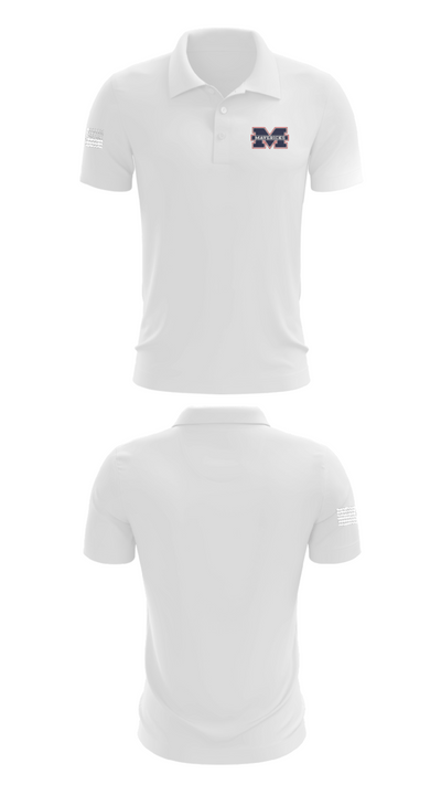 Manvel High School Soccer 16007688 Short Sleeve Performance Polo - 9
