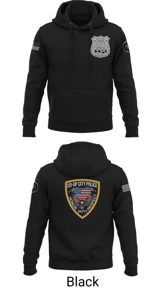 Hoodie, Co-op City Police Department, Police, Teamtime, Team time, sublimation, custom sports apparel, team uniforms, spirit wear, spiritwear, sports uniforms, custom shirts, team store, custom team store, fundraiser sports, apparel fundraiser