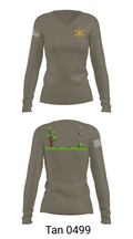 The Legion 97243463 Women's Long Sleeve V-neck Shirt - 77