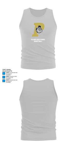 Tank Top, Palmer High School Basketball, Women's Basketball, Teamtime, Team time, sublimation, custom sports apparel, team uniforms, spirit wear, spiritwear, sports uniforms, custom shirts, team store, custom team store, fundraiser sports, apparel fundraiser