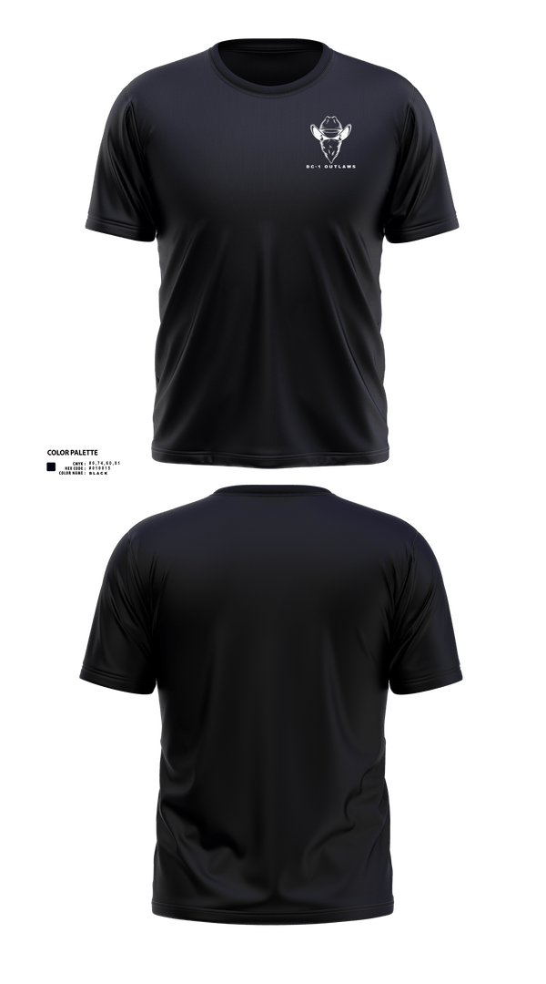 Short Sleeve Performance Shirt, DC-1 Outlaws, , Teamtime, Team time, sublimation, custom sports apparel, team uniforms, spirit wear, spiritwear, sports uniforms, custom shirts, team store, custom team store, fundraiser sports, apparel fundraiser