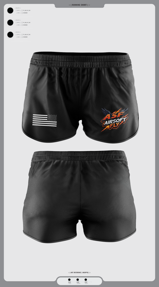 Womens Shorts, AIRSOFT FLY, Air Force, Teamtime, Team time, sublimation, custom sports apparel, team uniforms, spirit wear, spiritwear, sports uniforms, custom shirts, team store, custom team store, fundraiser sports, apparel fundraiser