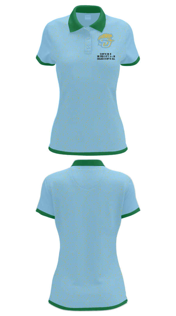 Women's Short Sleeve Performance Polo, Southern University A & M College Softball, Softball, Teamtime, Team time, sublimation, custom sports apparel, team uniforms, spirit wear, spiritwear, sports uniforms, custom shirts, team store, custom team store, fundraiser sports, apparel fundraiser