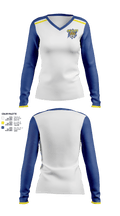 Wildcats Volleyball 38571110 Women's Long Sleeve V-neck Shirt - 40