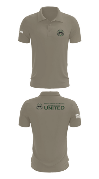 Short Sleeve Performance Polo, North Valley Youth Soccer League, Men's Soccer, Teamtime, Team time, sublimation, custom sports apparel, team uniforms, spirit wear, spiritwear, sports uniforms, custom shirts, team store, custom team store, fundraiser sports, apparel fundraiser