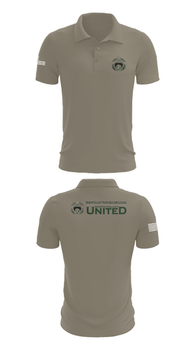 North Valley Youth Soccer League 32192697 Short Sleeve Performance Polo - 26