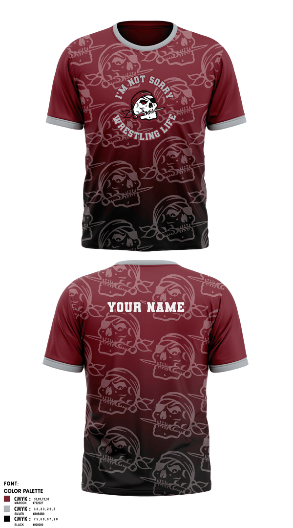 Short Sleeve Rash Guard Shirt, Braden River High School Wrestling, Wrestling, Teamtime, Team time, sublimation, custom sports apparel, team uniforms, spirit wear, spiritwear, sports uniforms, custom shirts, team store, custom team store, fundraiser sports, apparel fundraiser