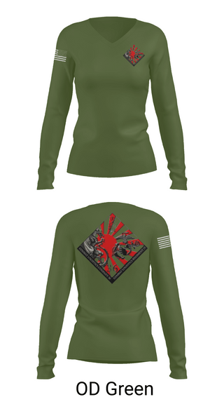 Womens Long Sleeve Vneck Shirt 1, CLC 36 SUPPLY, Marines, Teamtime, Team time, sublimation, custom sports apparel, team uniforms, spirit wear, spiritwear, sports uniforms, custom shirts, team store, custom team store, fundraiser sports, apparel fundraiser