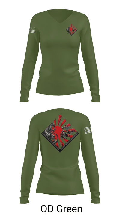 CLC 36 SUPPLY 30300960 Women's Long Sleeve V-neck Shirt -1 57