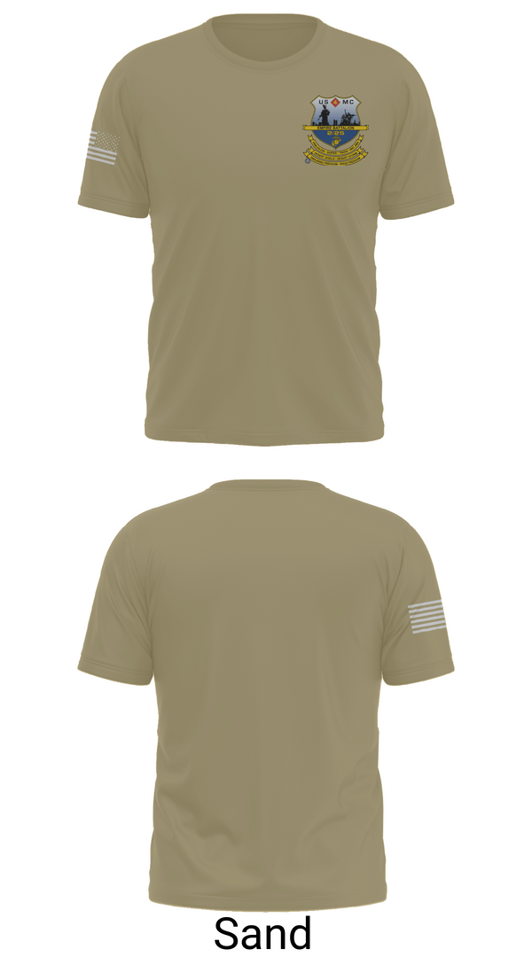 Short Sleeve Performance Shirt, Echo Co. 2nd battalion, 25th Marine Regiment, , Teamtime, Team time, sublimation, custom sports apparel, team uniforms, spirit wear, spiritwear, sports uniforms, custom shirts, team store, custom team store, fundraiser sports, apparel fundraiser