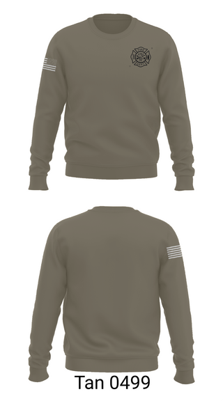 Crew Neck Sweatshirt, Ben Wheeler Fire, Fire Department, Teamtime, Team time, sublimation, custom sports apparel, team uniforms, spirit wear, spiritwear, sports uniforms, custom shirts, team store, custom team store, fundraiser sports, apparel fundraiser